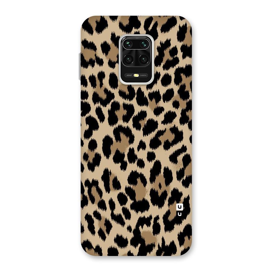 Brown Leapord Print Back Case for Poco M2 Pro