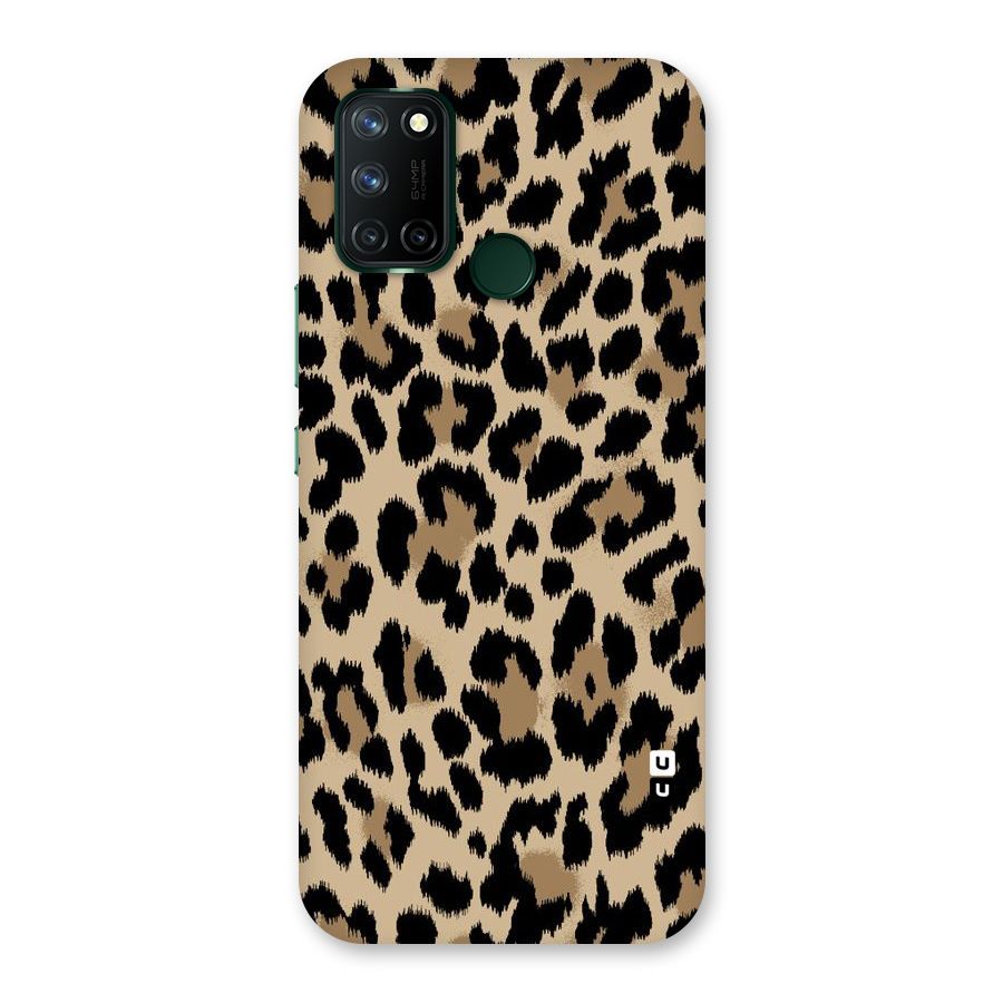 Brown Leapord Print Back Case for Realme 7i