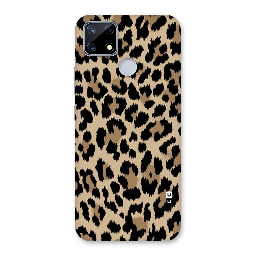 Brown Leapord Print Back Case for Realme Narzo 20