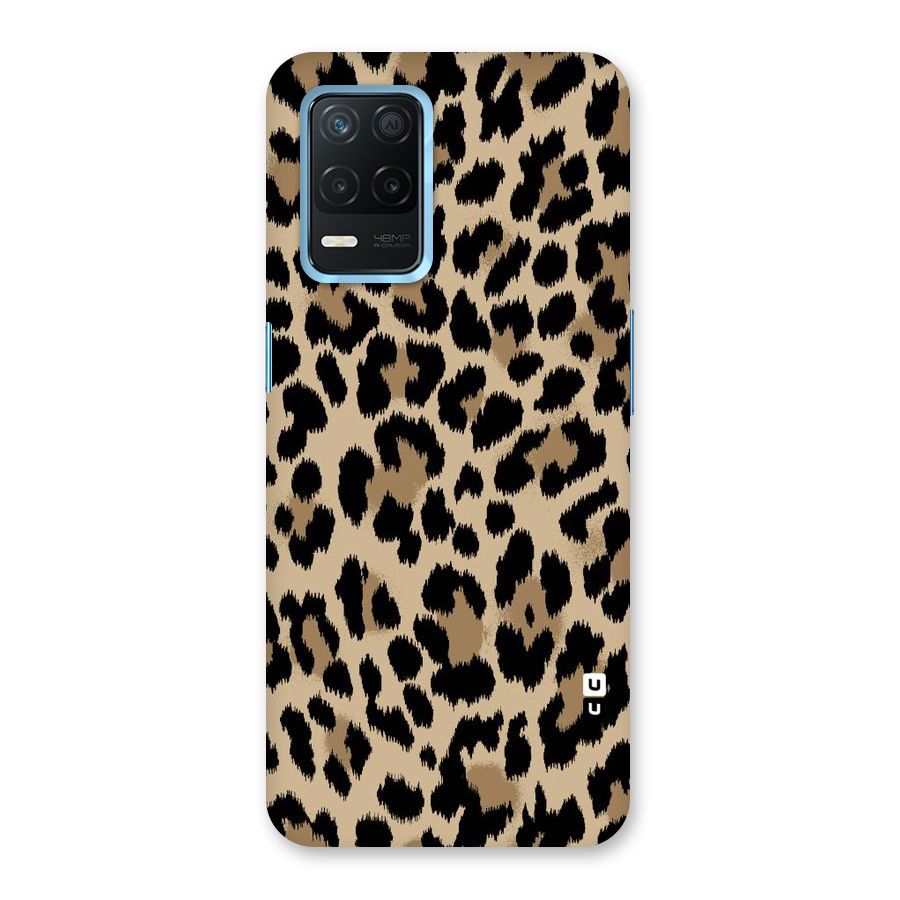 Brown Leapord Print Back Case for Realme Narzo 30 5G