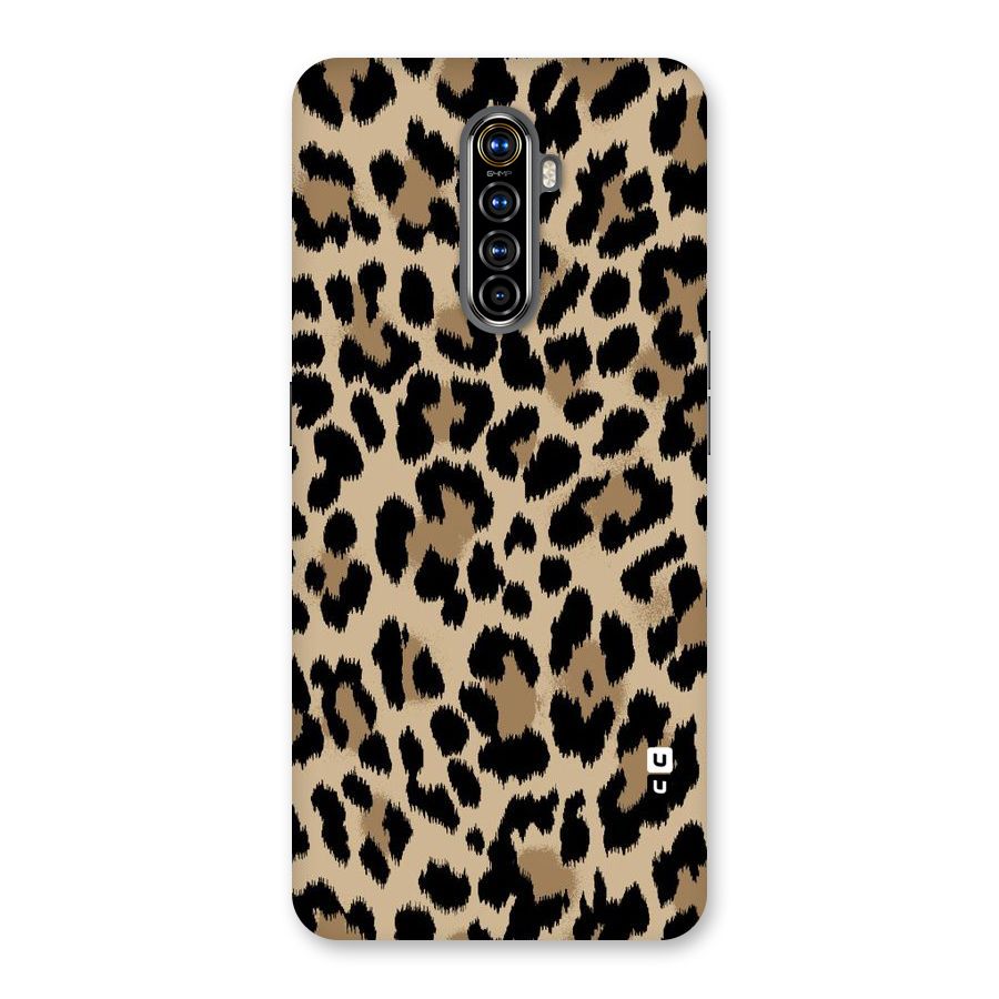 Brown Leapord Print Back Case for Realme X2 Pro