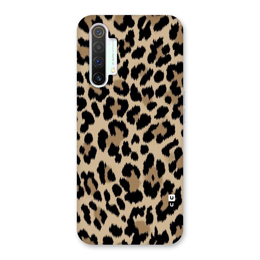 Brown Leapord Print Back Case for Realme X3 SuperZoom