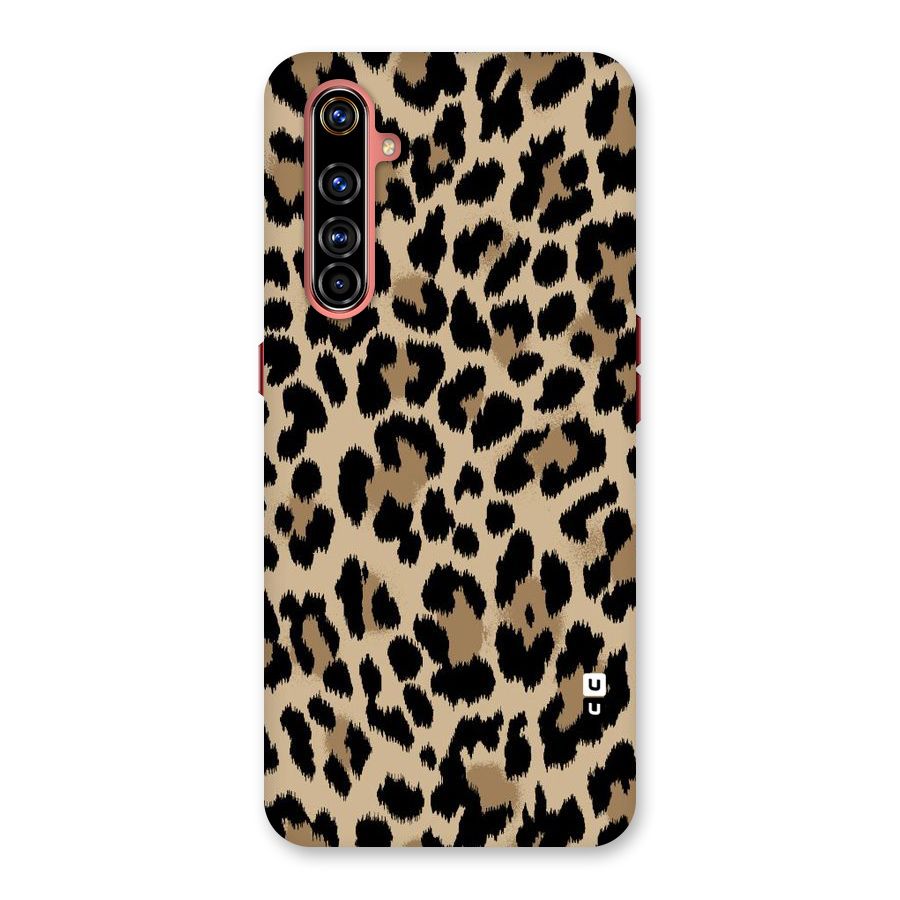 Brown Leapord Print Back Case for Realme X50 Pro