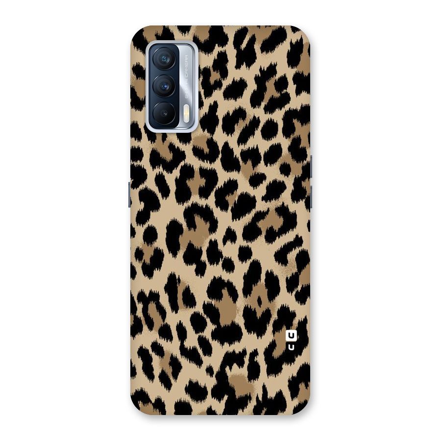 Brown Leapord Print Back Case for Realme X7