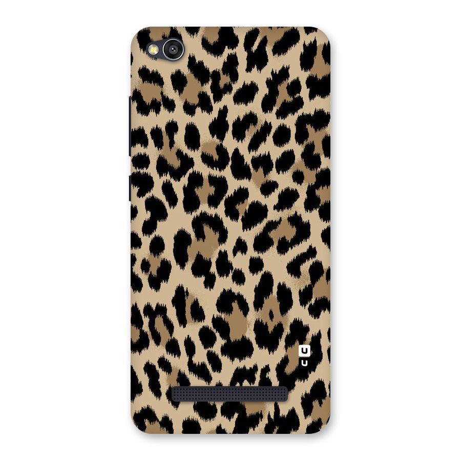 Brown Leapord Print Back Case for Redmi 4A