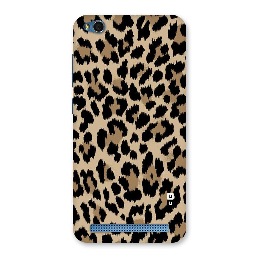 Brown Leapord Print Back Case for Redmi 5A