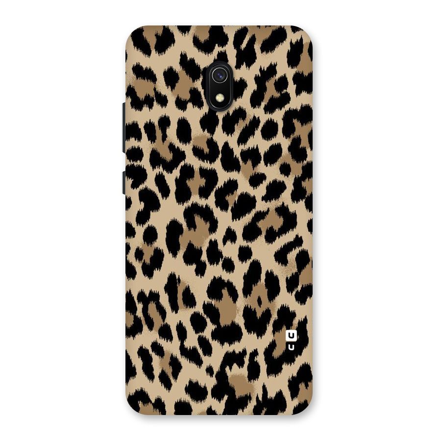 Brown Leapord Print Back Case for Redmi 8A