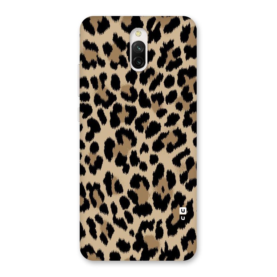 Brown Leapord Print Back Case for Redmi 8A Dual