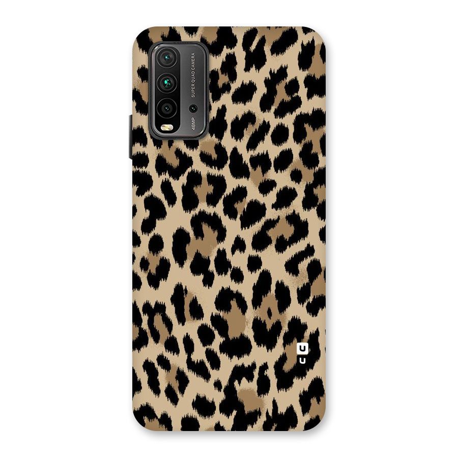 Brown Leapord Print Back Case for Redmi 9 Power