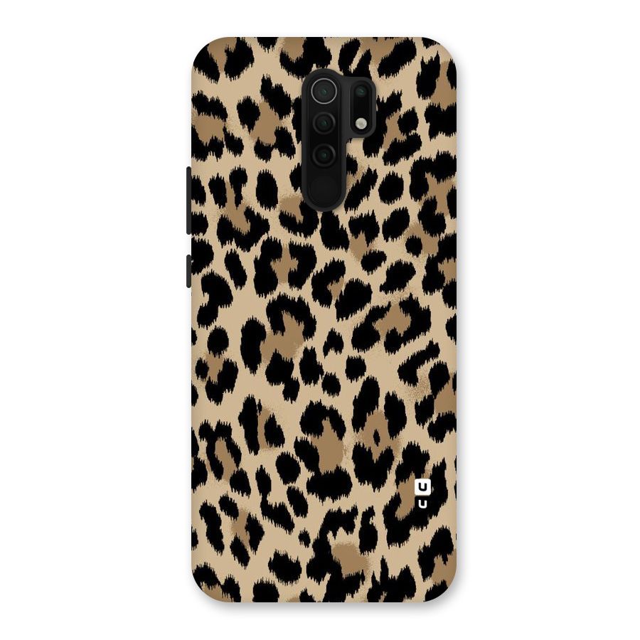 Brown Leapord Print Back Case for Redmi 9 Prime