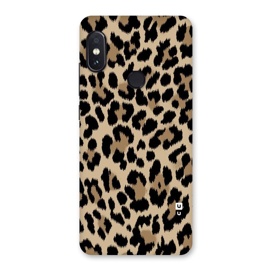 Brown Leapord Print Back Case for Redmi Note 5 Pro