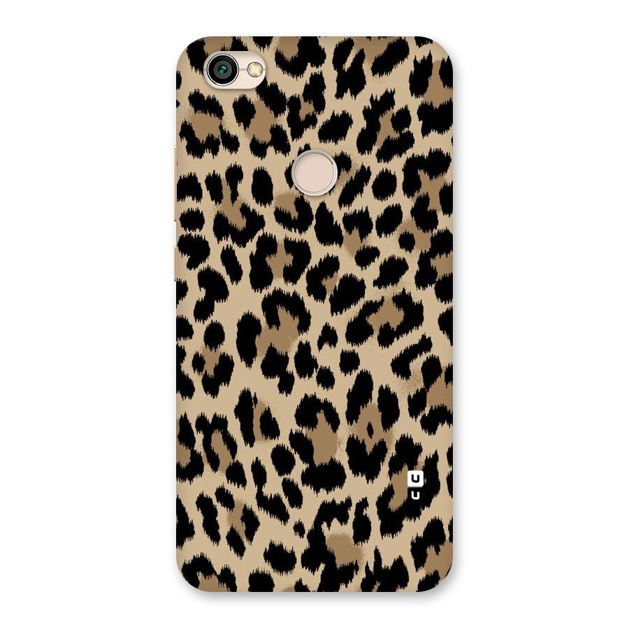 Brown Leapord Print Back Case for Redmi Y1 2017