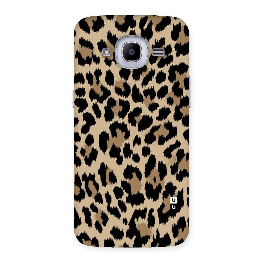 Brown Leapord Print Back Case for Samsung Galaxy J2 Pro