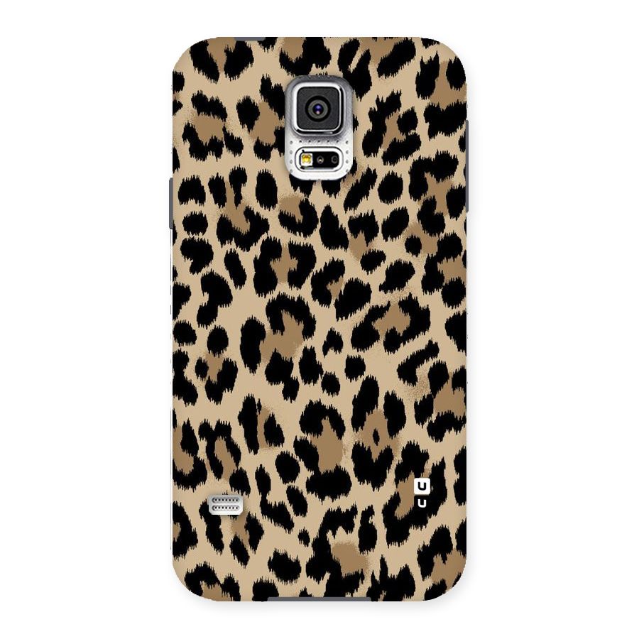 Brown Leapord Print Back Case for Samsung Galaxy S5