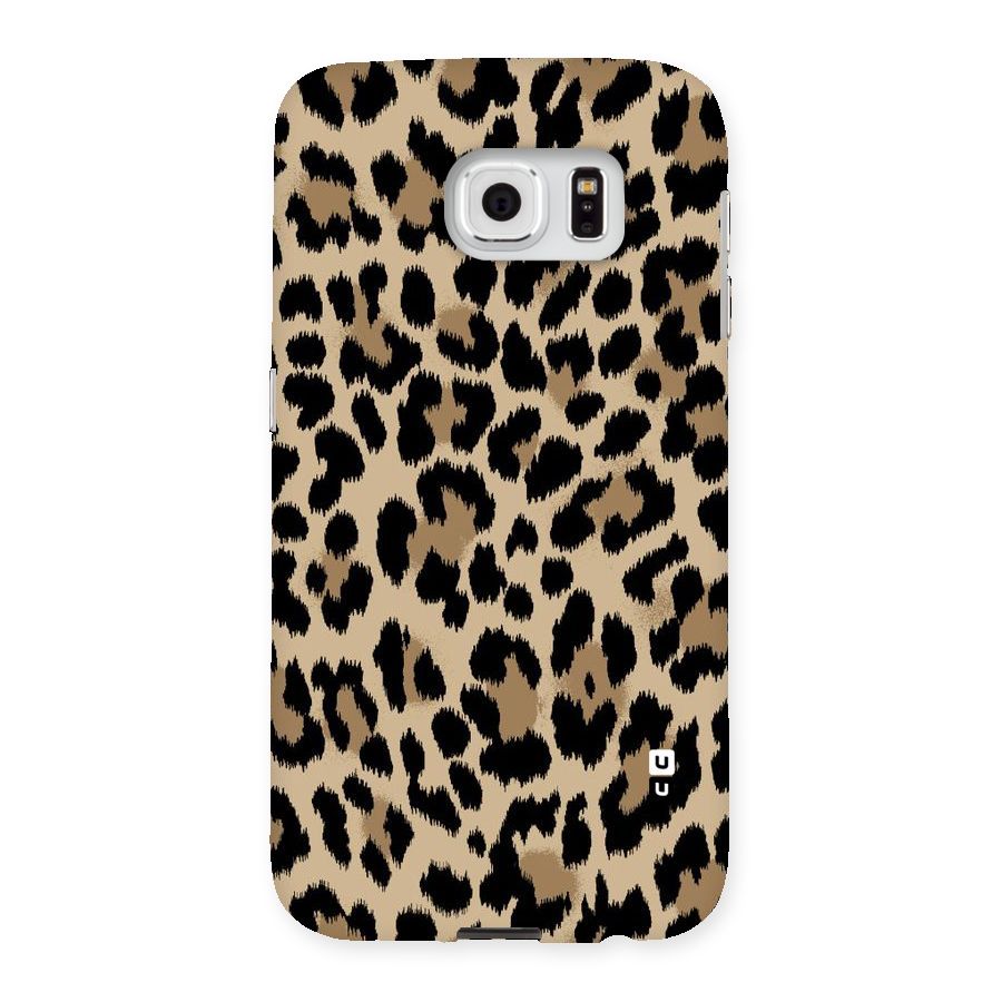 Brown Leapord Print Back Case for Samsung Galaxy S6