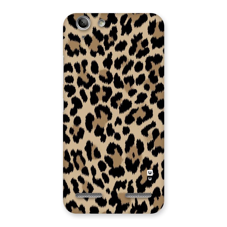 Brown Leapord Print Back Case for Vibe K5 Plus