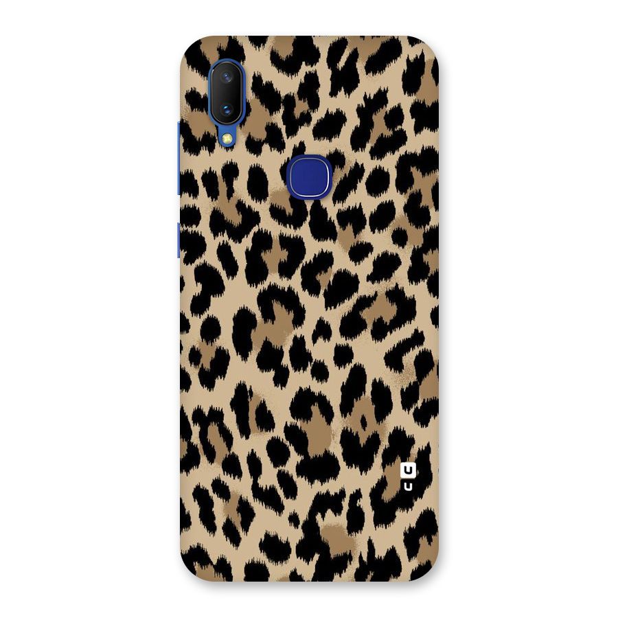 Brown Leapord Print Back Case for Vivo V11