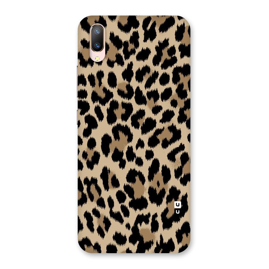 Brown Leapord Print Back Case for Vivo V11 Pro