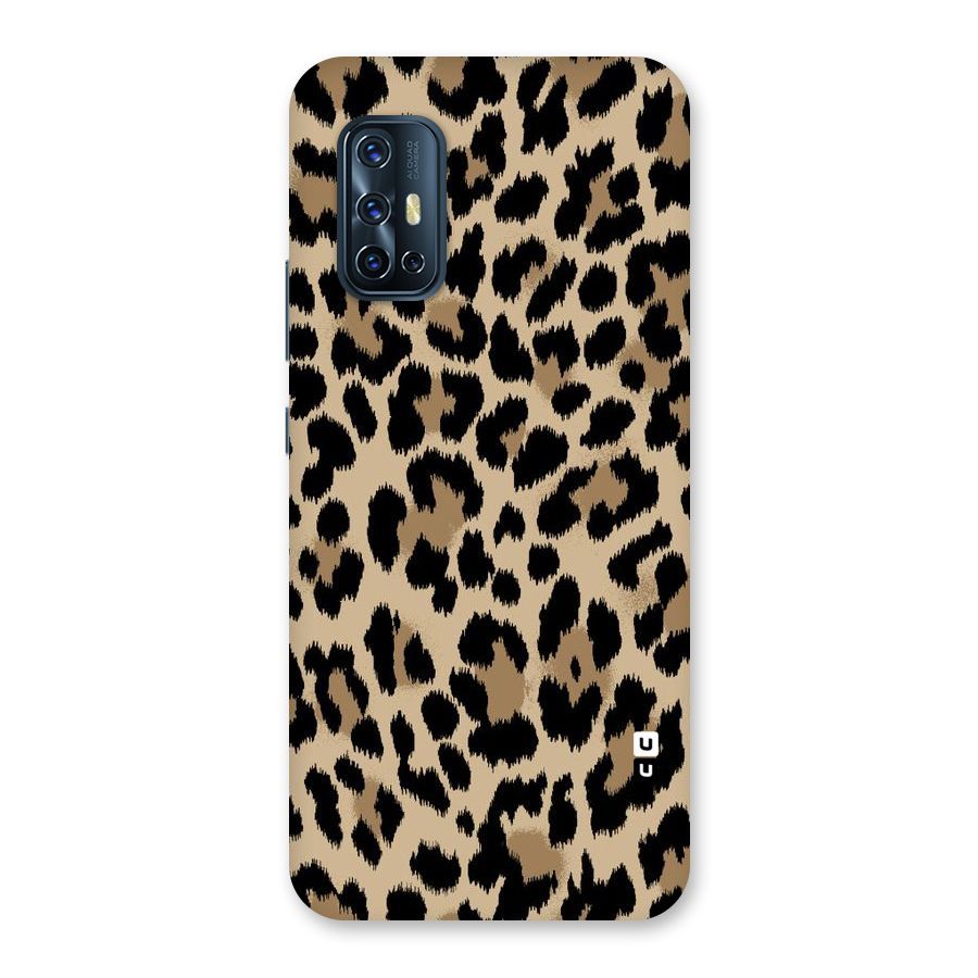 Brown Leapord Print Back Case for Vivo V17