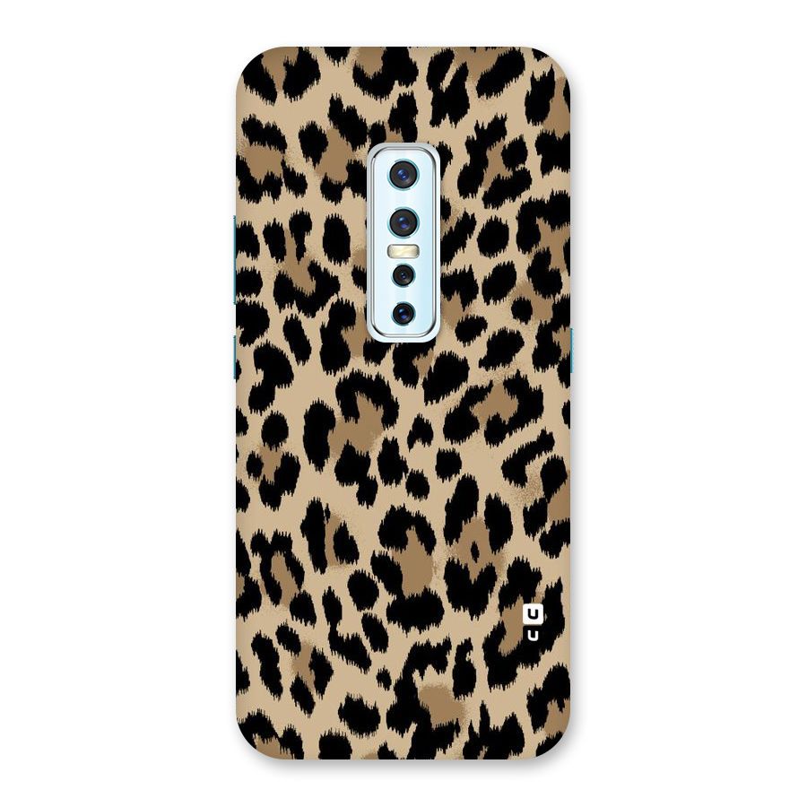 Brown Leapord Print Back Case for Vivo V17 Pro