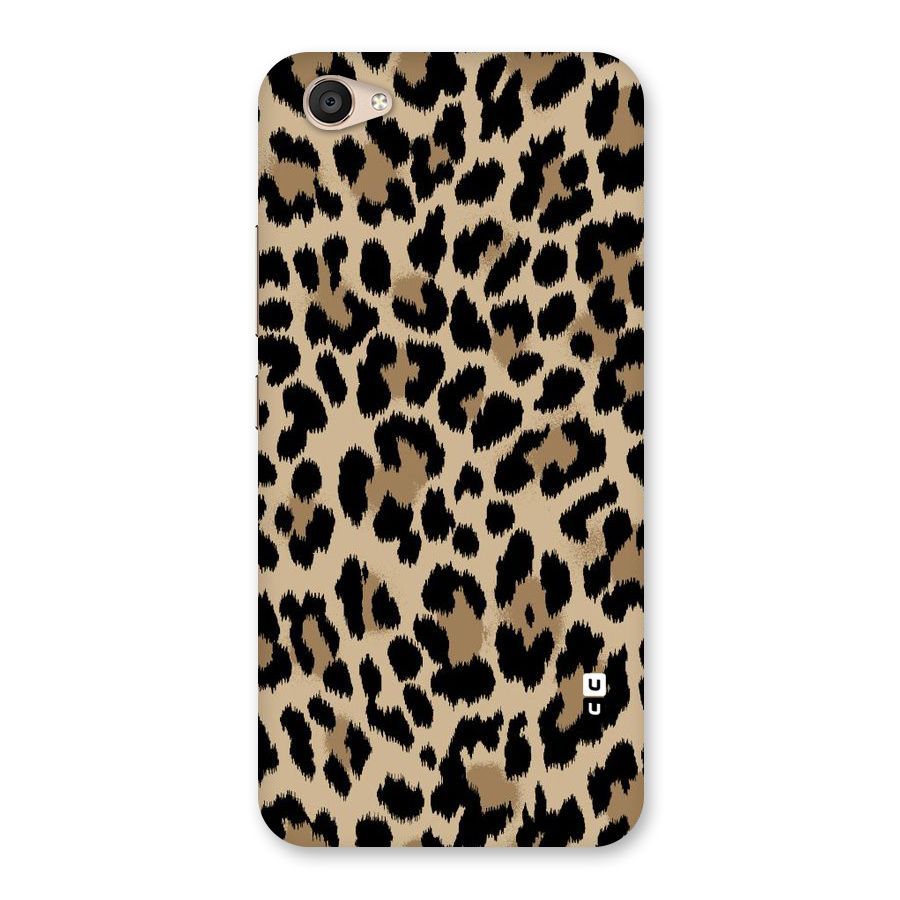 Brown Leapord Print Back Case for Vivo V5 Plus