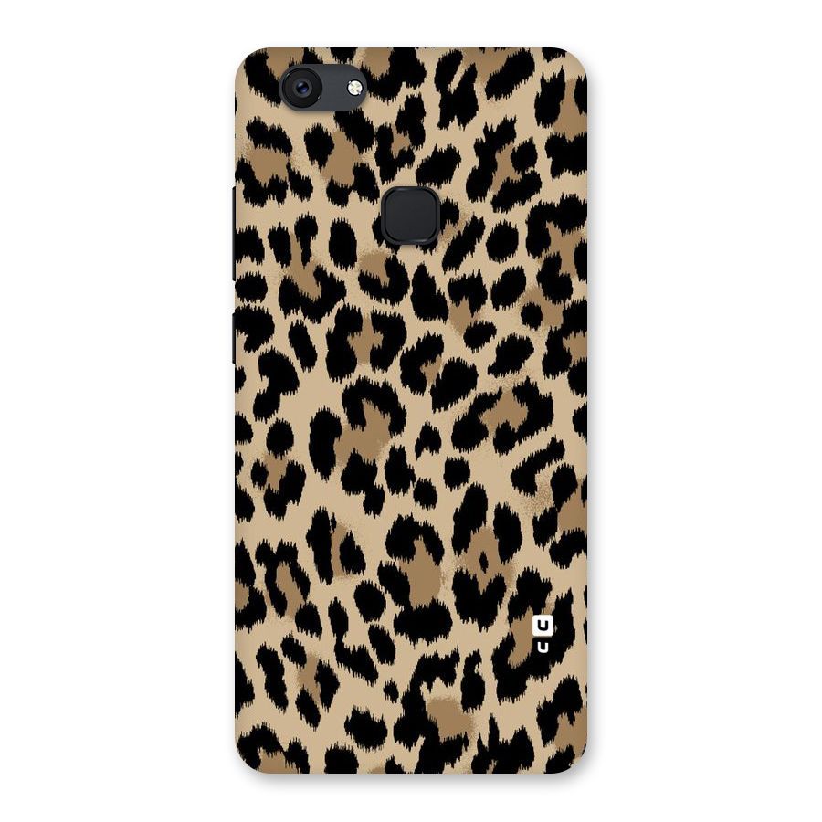 Brown Leapord Print Back Case for Vivo V7 Plus