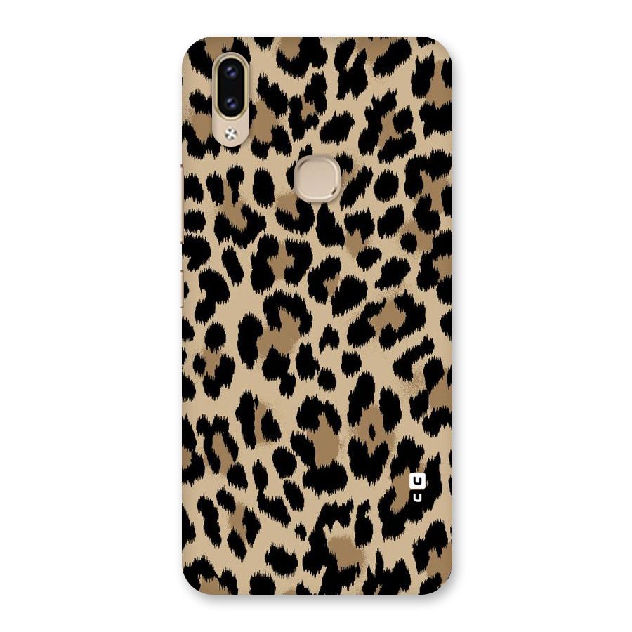 Brown Leapord Print Back Case for Vivo V9 Youth