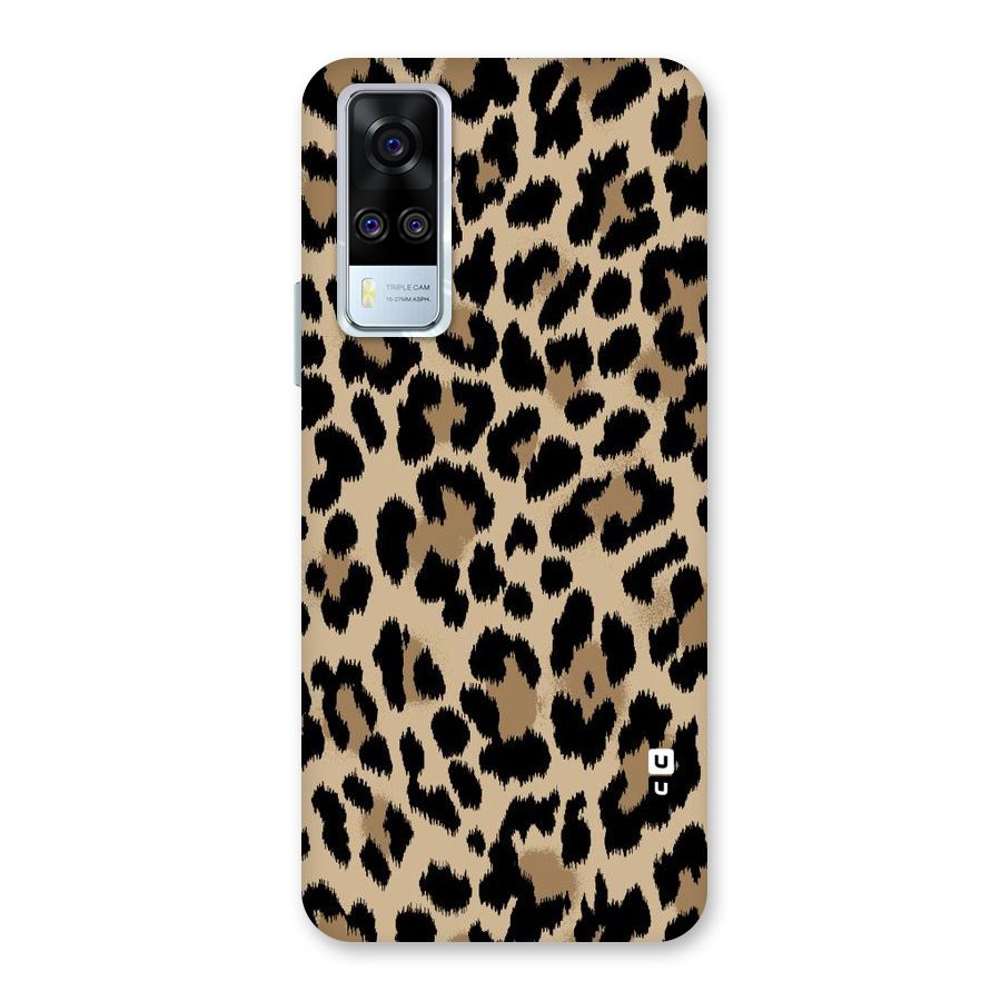 Brown Leapord Print Back Case for Vivo Y31