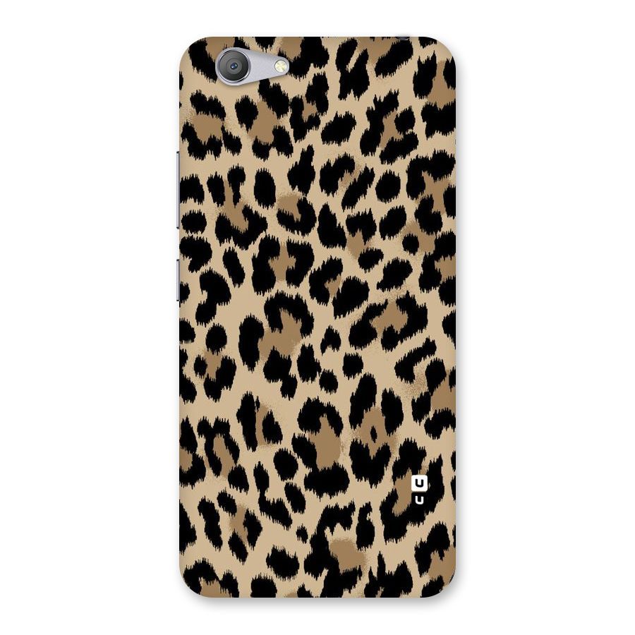 Brown Leapord Print Back Case for Vivo Y53