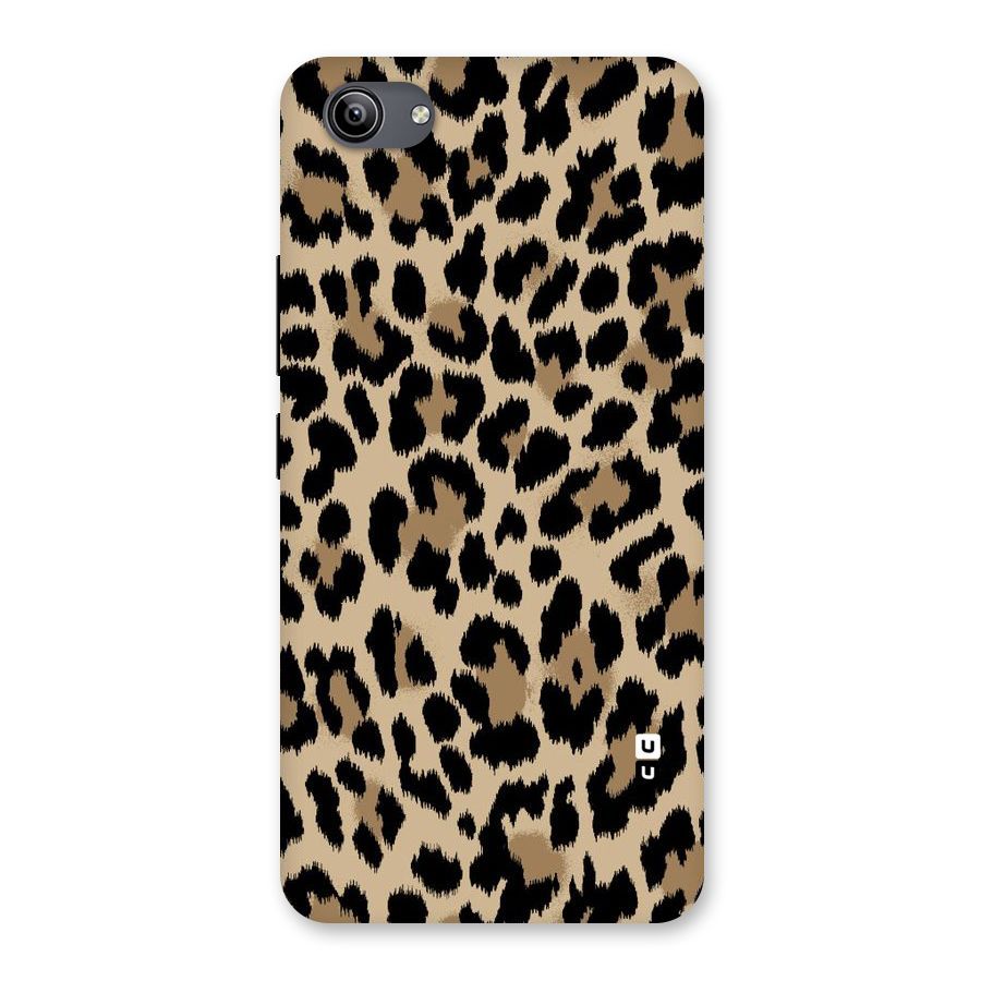 Brown Leapord Print Back Case for Vivo Y81i