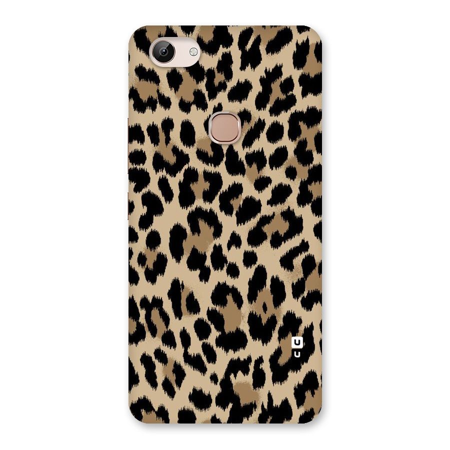 Brown Leapord Print Back Case for Vivo Y83