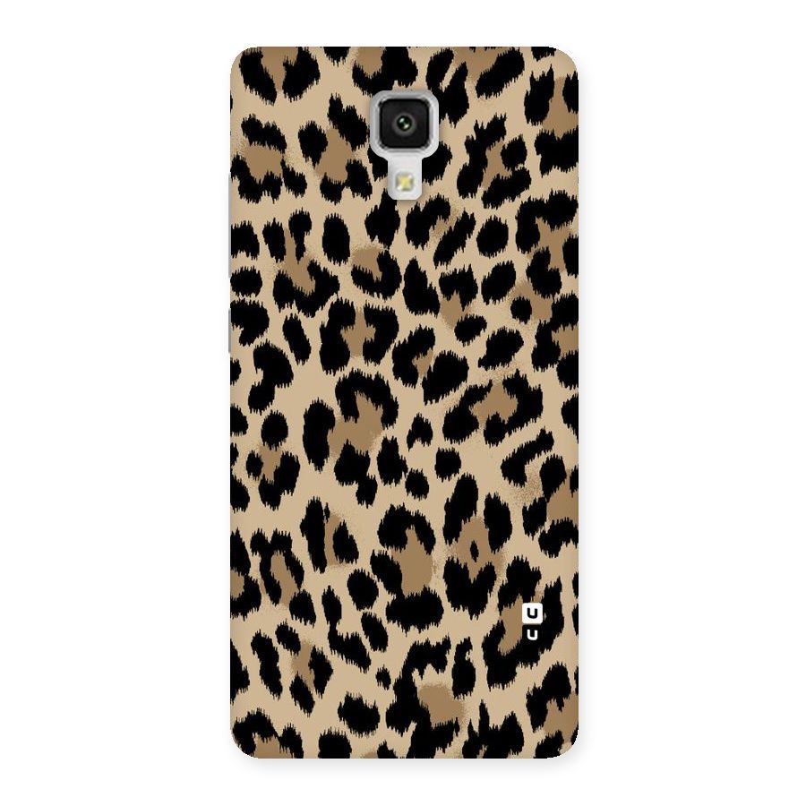 Brown Leapord Print Back Case for Xiaomi Mi 4