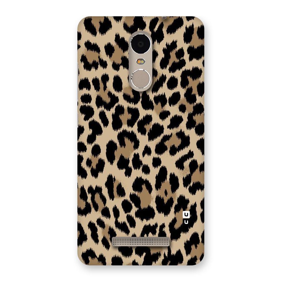 Brown Leapord Print Back Case for Xiaomi Redmi Note 3