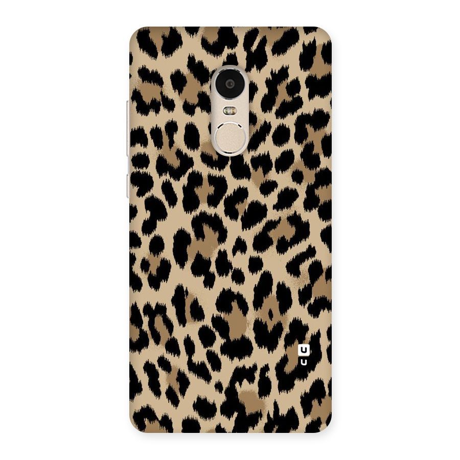 Brown Leapord Print Back Case for Xiaomi Redmi Note 4