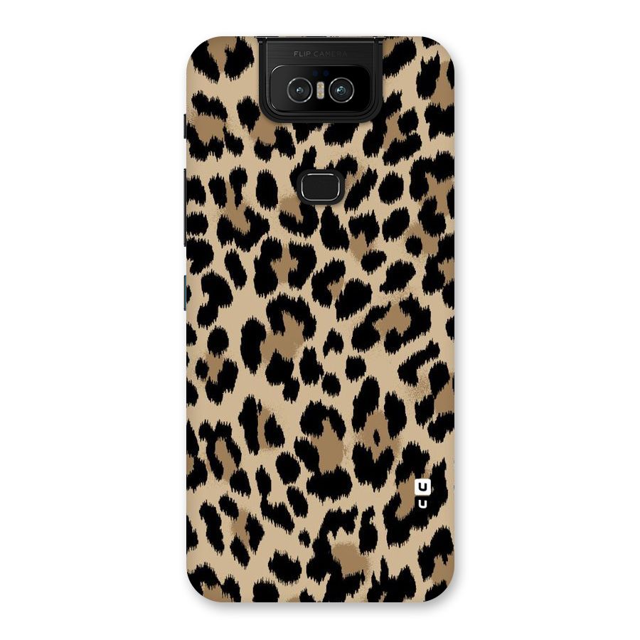 Brown Leapord Print Back Case for Zenfone 6z