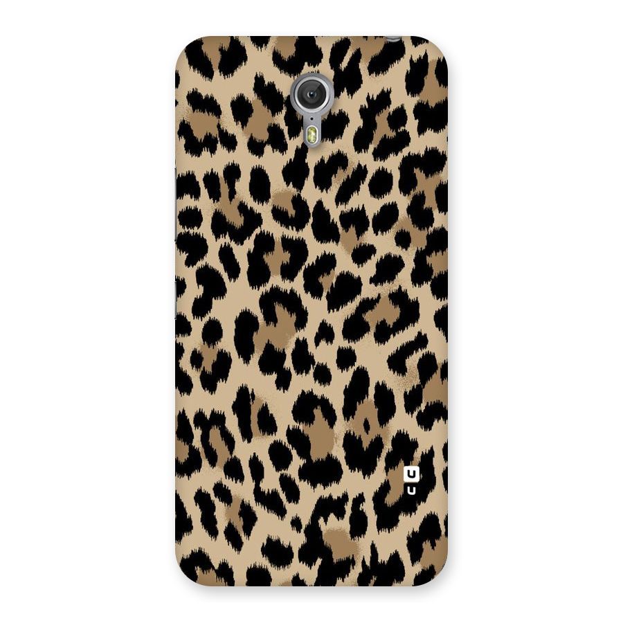 Brown Leapord Print Back Case for Zuk Z1
