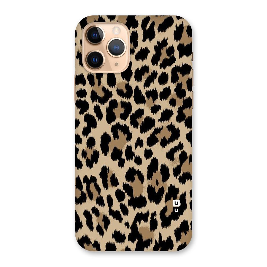 Brown Leapord Print Back Case for iPhone 11 Pro