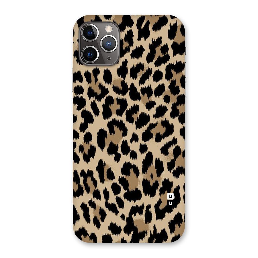 Brown Leapord Print Back Case for iPhone 11 Pro Max