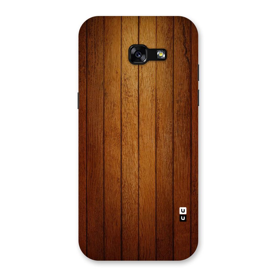 Brown Wood Design Back Case for Galaxy A5 2017