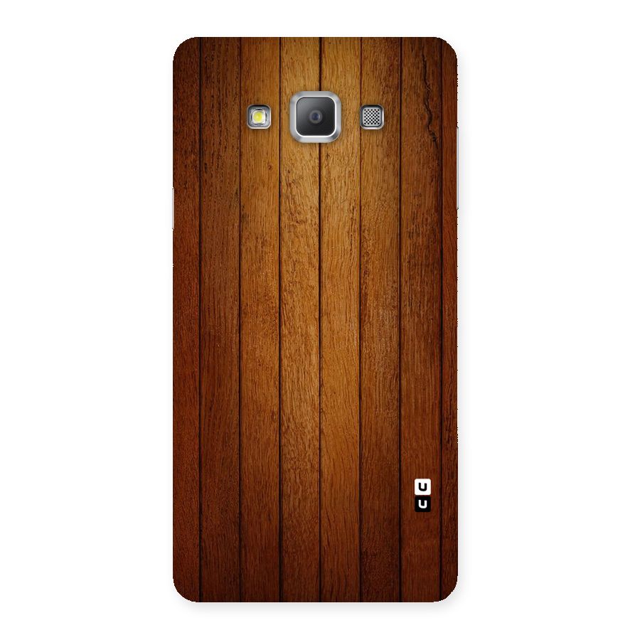 Brown Wood Design Back Case for Galaxy A7