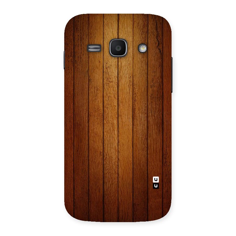 Brown Wood Design Back Case for Galaxy Ace 3