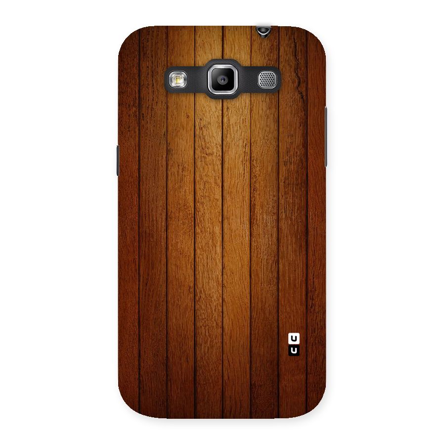 Brown Wood Design Back Case for Galaxy Grand Quattro