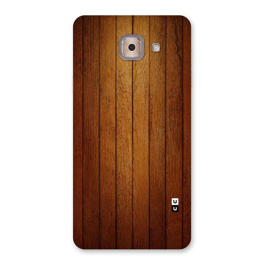 Brown Wood Design Back Case for Galaxy J7 Max