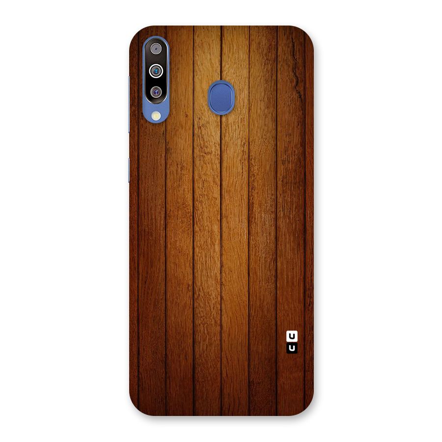 Brown Wood Design Back Case for Galaxy M30
