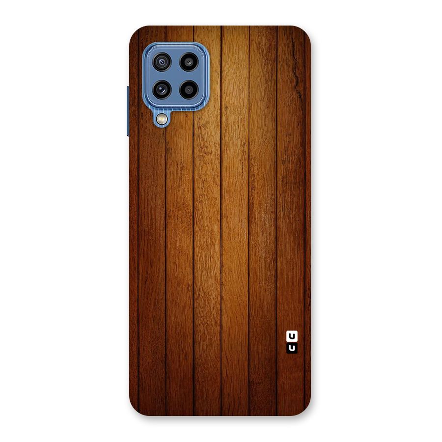 Brown Wood Design Back Case for Galaxy M32