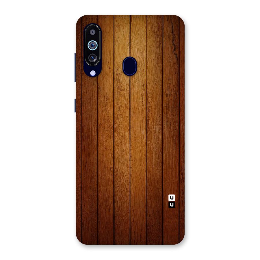 Brown Wood Design Back Case for Galaxy M40
