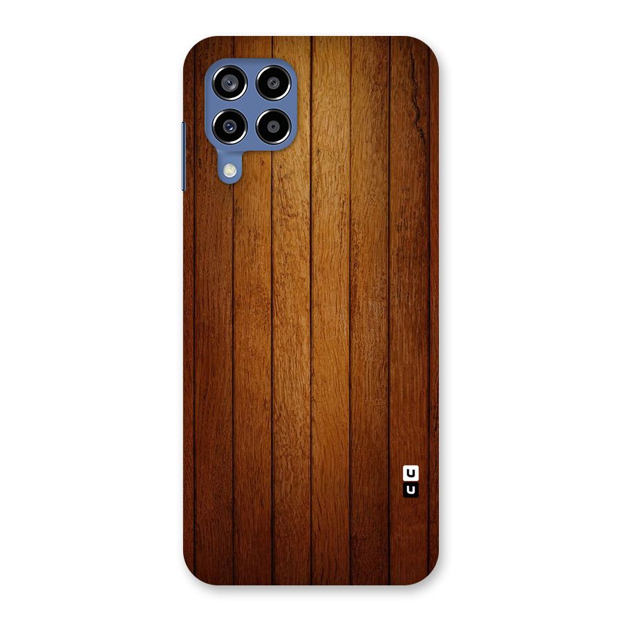 Brown Wood Design Back Case for Galaxy M53 5G