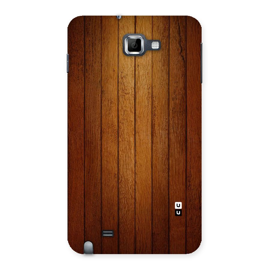 Brown Wood Design Back Case for Galaxy Note