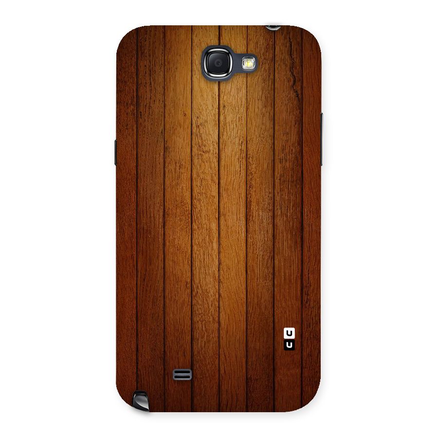 Brown Wood Design Back Case for Galaxy Note 2