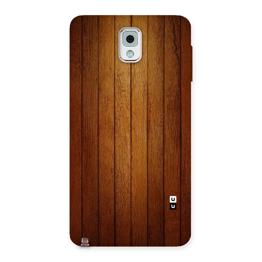 Brown Wood Design Back Case for Galaxy Note 3